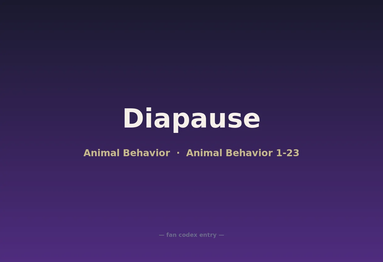 Diapause